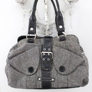 Buckle brand Chateau charcoal grommet bag